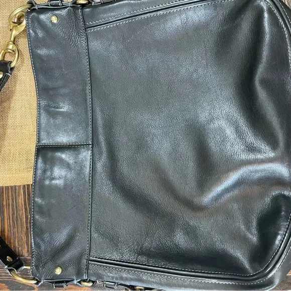 Coach Black Leather Hobo Bag - Picture 3 of 8